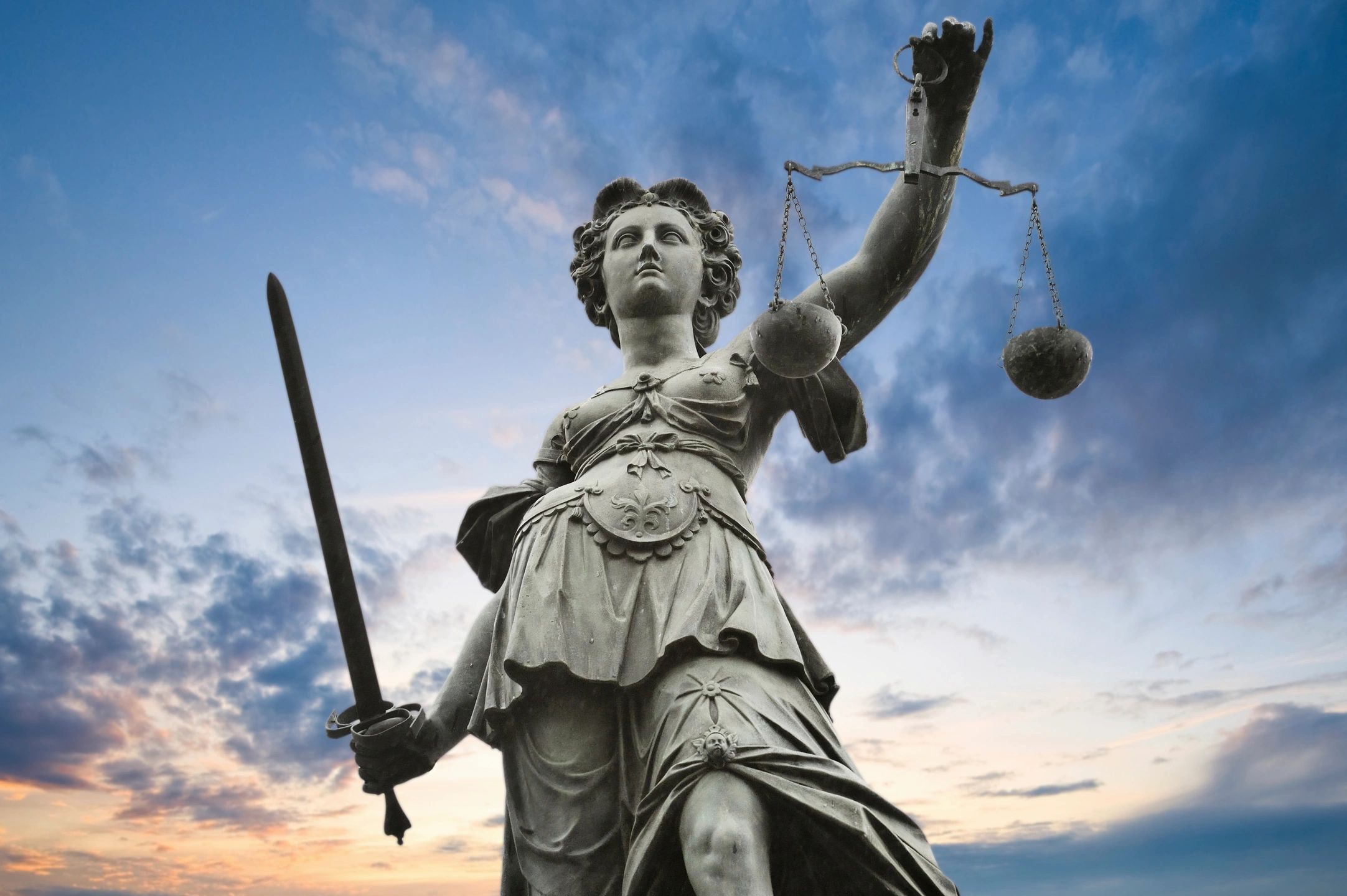 Lady Justice statue symbolizing fairness and the legal system